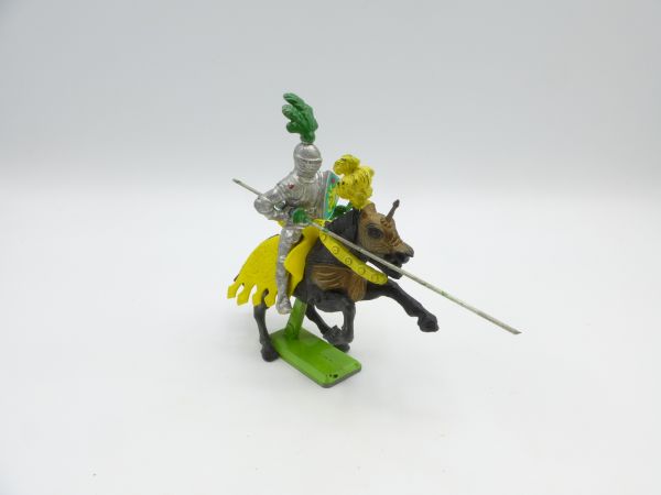 Britains Deetail Knight with lance on horseback - great colour combination