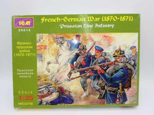 ICM 1:35 Prussian Line Infantry, No. 35012 - orig. packaging, on cast