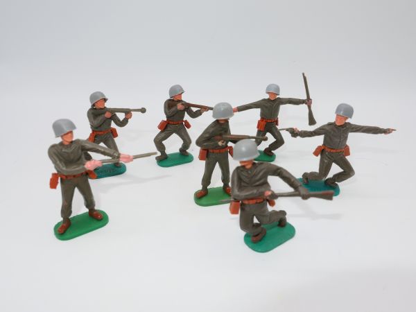 Timpo Toys 7 Amerikanische Soldaten 1. Version