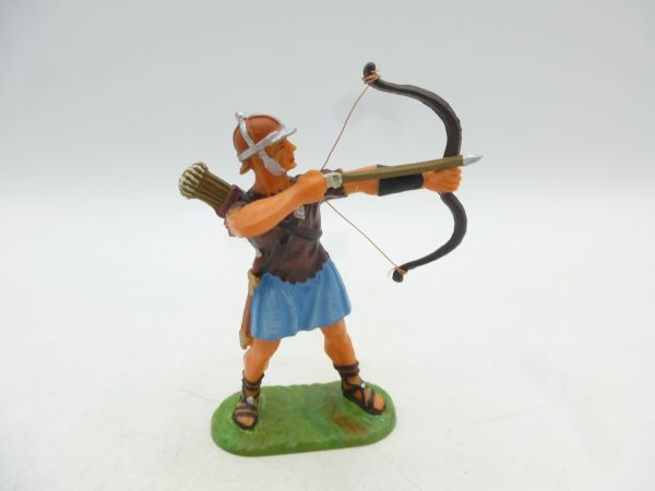 Elastolin 7 cm Roman archer shooting arrow, No. 8431
