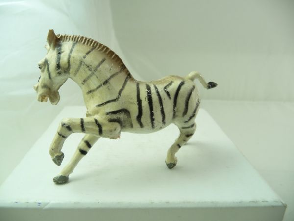 Zebra auf der Flucht - tolle alte Figur