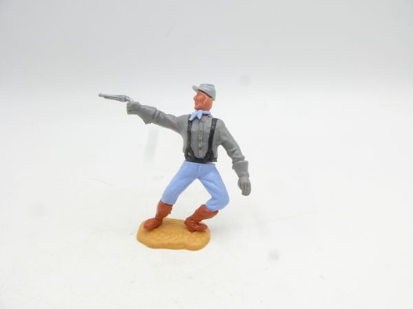 Timpo Toys Southerner standing shooting pistol, black braces