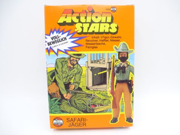 Airfix Action Stars: Safari hunter, No. 412408 - brand new in orig. packaging