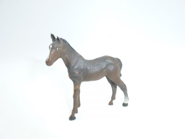 Elastolin Foal standing, dark brown - great face painting