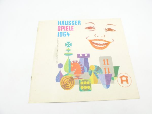 Original Katalog Hausser Spiele 1964, 11 Seiten