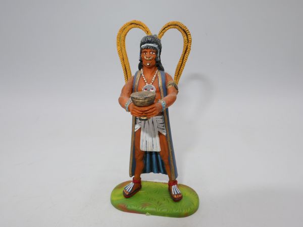 Tomker Models Azteken: Aztekischer Priester mit Gefäß (75 mm Größe)