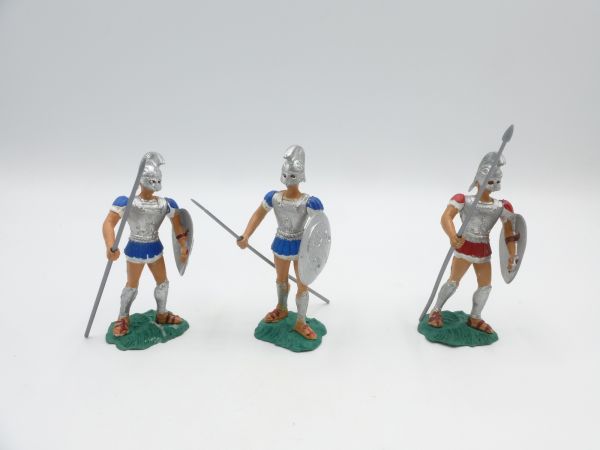 Aohna 3 Greek soldiers with spear + shield