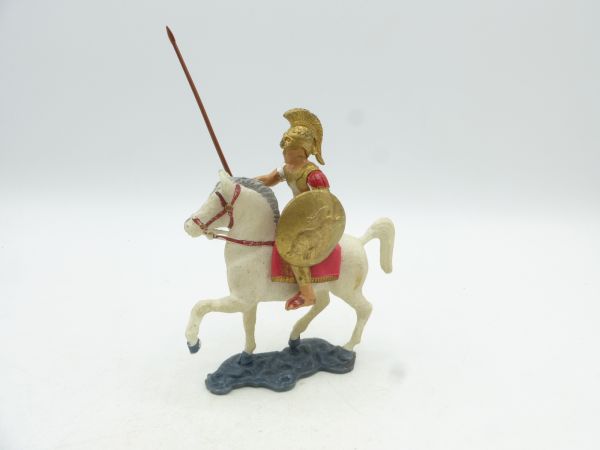 Aohna Greek soldier riding with spear