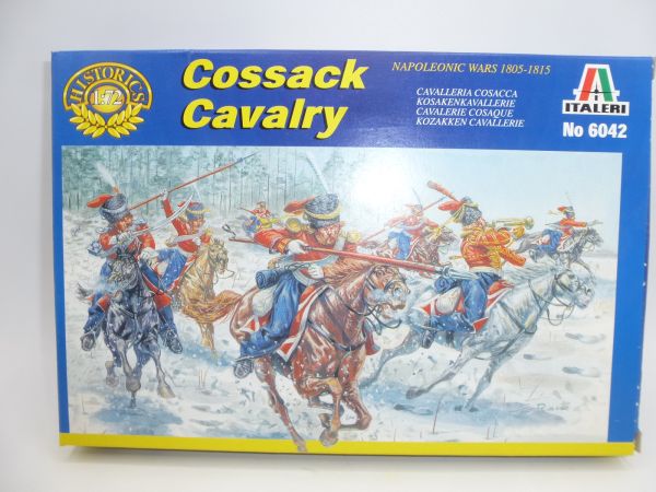 Italeri 1:72 Cossack Cavalry, No. 6042 - orig. packaging, on cast