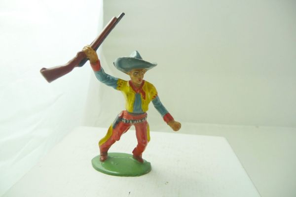 Merten 6,5 cm Cowboy standing, holding up rifle, No. 284 - early version