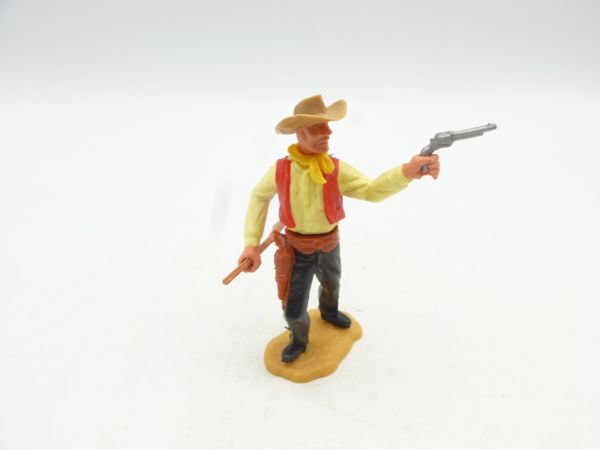 Timpo Toys Cowboy 2nd version standing with pistol + rifle