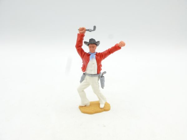 Timpo Toys Cowboy 2nd version standing striking with pistol