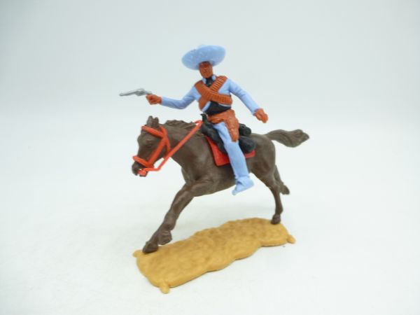 Timpo Toys Mexican riding, light blue with pistol