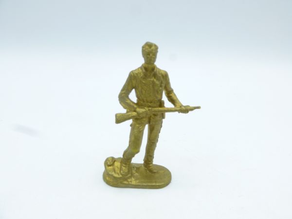 Elastolin 4 cm Old Shatterhand standing, no. 7521, gold-coloured