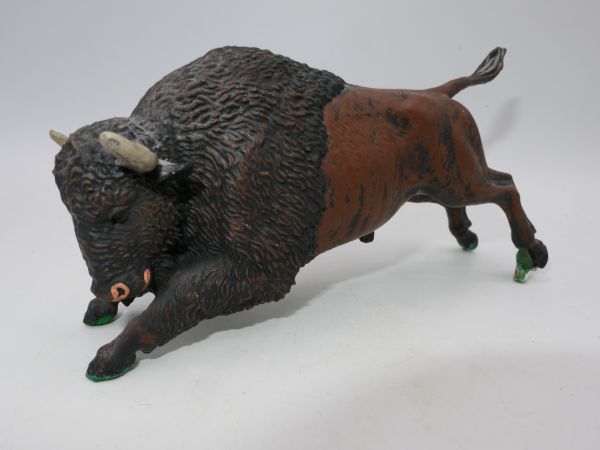 Elastolin Büffel im Sprung, Nr. 5800 - minimal am Huf bespielt