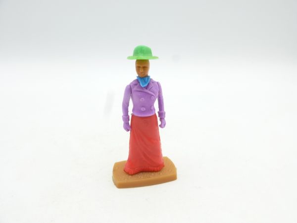 Plasty Lady stehend mit seltenem Hut