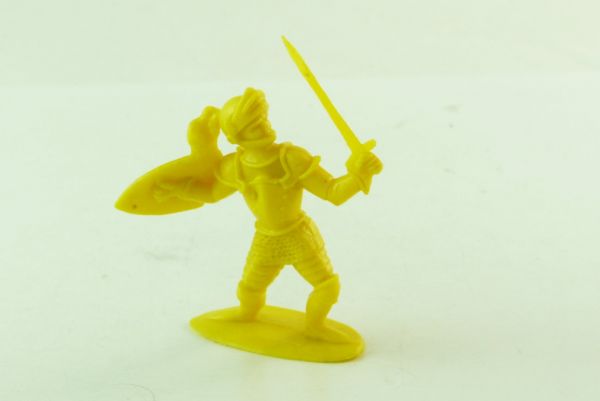 Heinerle Manurba Knight defending with sword - in rare yellow colour