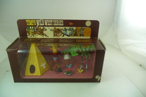 Timpo Toys Wild West Series; Pipe of Peace Set, Ref. Nr. 284 - unbespielt