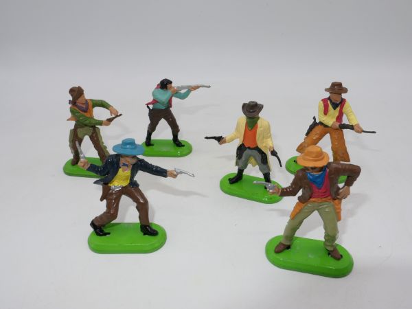 Britains Deetail Set of Cowboys on foot (6 figures) - brand new