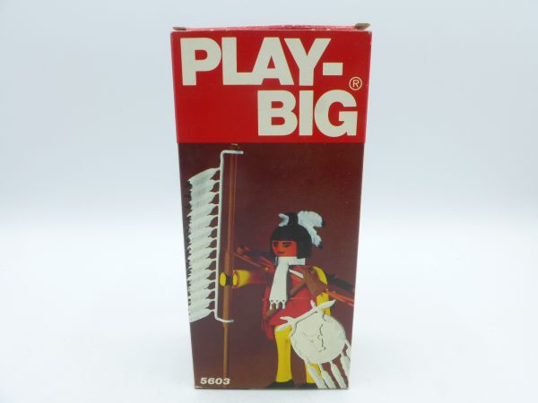 PLAY-BIG Western series: Indian with spear + shield, No. 5603 - orig. packaging