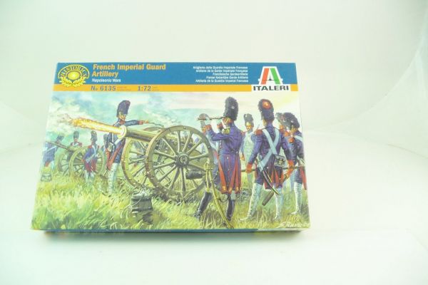 Italeri 1:72 French Imperial Guard Artillery, No. 6135 - sealed