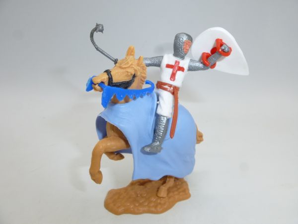 Timpo Toys Crusader 2nd version riding with morning star