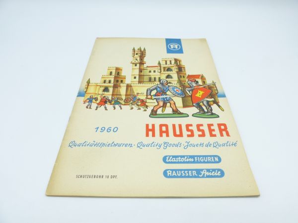 Elastolin Katalog Figuren + Spiele von 1960, 27 Seiten, mehrfarbig