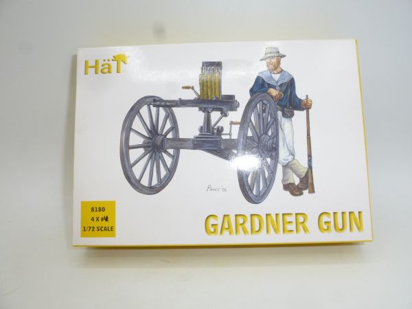 HäT 1:72 Gardner Gun, No. 8180 - orig. packaging, on cast