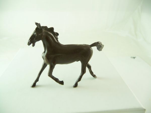 Merten Pferd trabend, dunkelbraun, passend zu 4 cm Figuren - Rohling