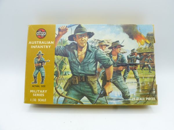 Airfix 1:32 Australian Infantry, No. 51458-3 - figures top condition
