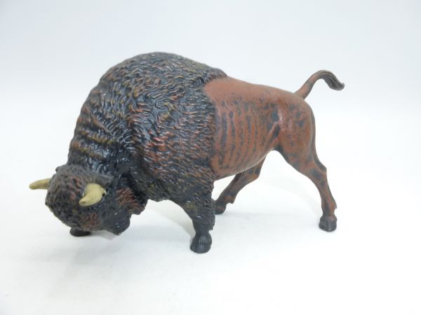 Elastolin Büffel stoßend, Nr. 5801 - tolle Figur