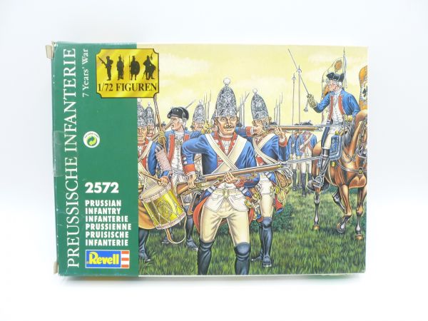 Revell 1:72 Prussian Infantry, No. 2572 - orig. packaging, figures loose