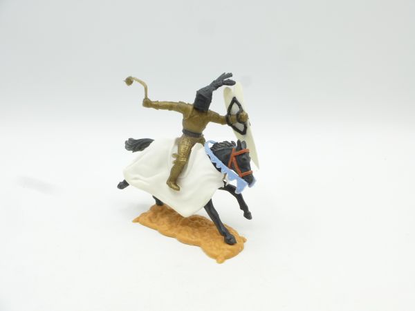 Timpo Toys Amour knight riding with flail + shield