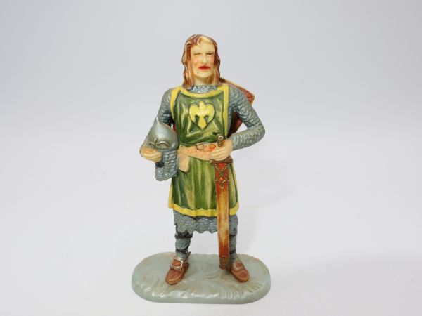 Elastolin 7 cm Knight Gawain, No. 8802, painting No. 1 - spurs ok