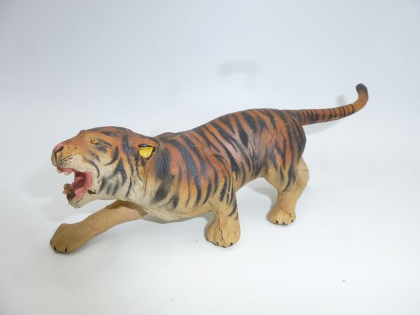 Elastolin Masse Tiger im Sprung - Farbverluste, siehe Fotos
