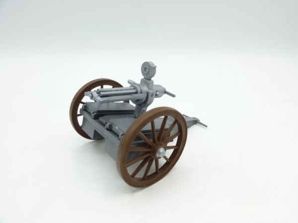 Timpo Toys Gatling Gun (brown wheels)