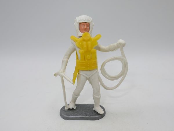 Cherilea Astronaut, weiß/gelbe Weste mit Schlauch