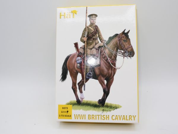 HäT 1:72 WW I British Cavalry, No. 8272 - orig. packaging, on cast