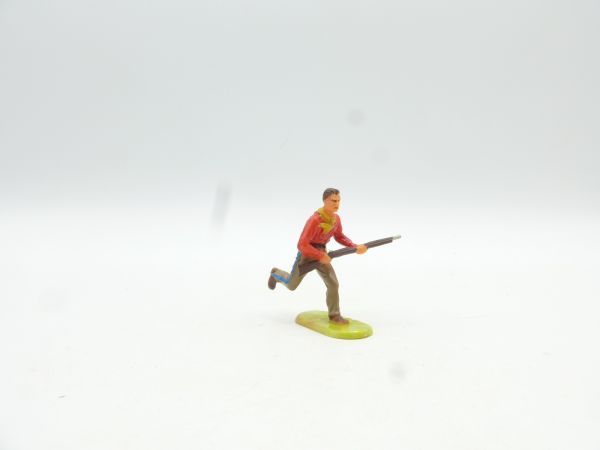Elastolin 4 cm Cowboy running with rifle, No. 6976 - early figure