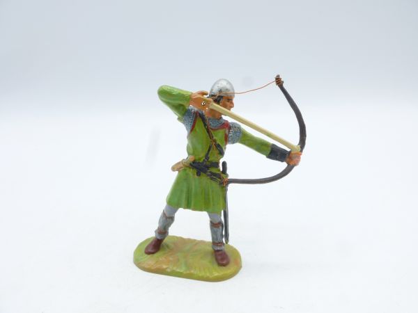 Elastolin 7 cm Ougen Norman, archer shooting downwards, No. 8647