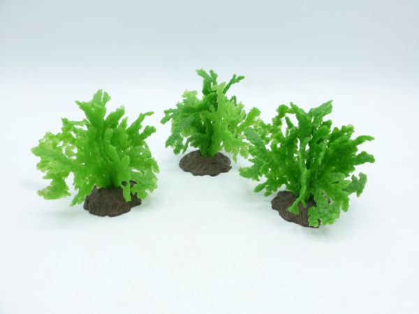 Elastolin 7 cm 3 small bushes (soft plastic) - brand new
