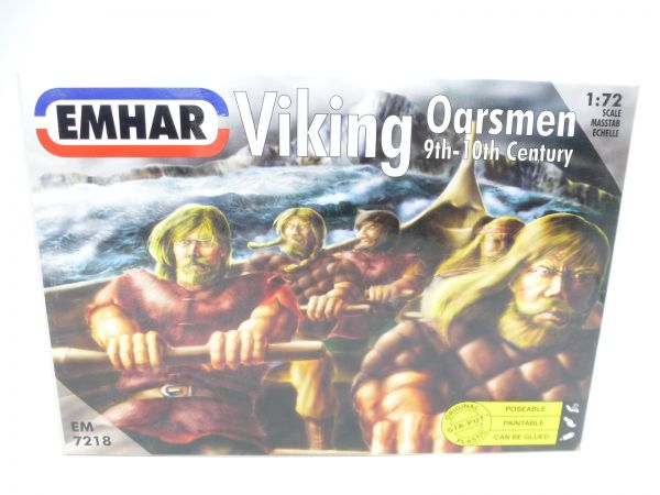Emhar 1:72 Viking Oarsmen 9th/10th Century, No. 7218 - orig. packaging