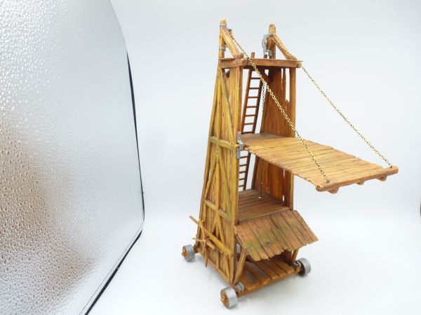 Elastolin 7 cm Siege tower, No. 9885, painting 2 - top condition