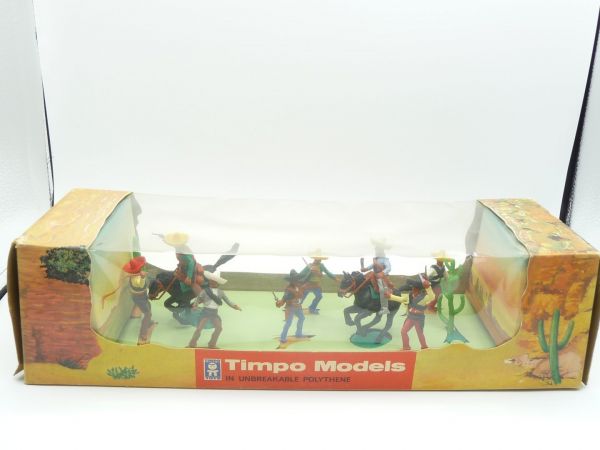 Timpo Toys Great Mexican blister box with 10 pieces - figures top