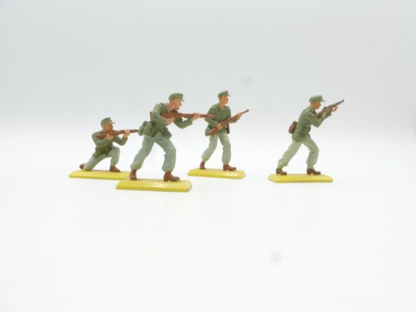 Britains Deetail Gruppe Afrika Korps Soldaten (4 Figuren)