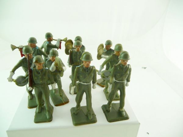 11 Soldaten aus Musikkapelle (Starlux oder ähnlich Starlux)