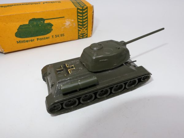 Roskopf Mittlerer Panzer T34/85 - OVP, Box mit Lagerspuren