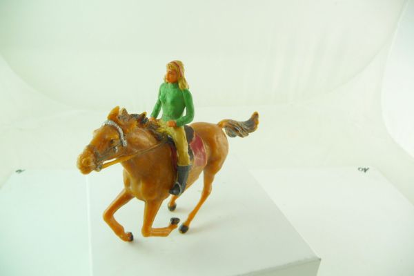 Elastolin 7 cm Girl galloping, No. 3773