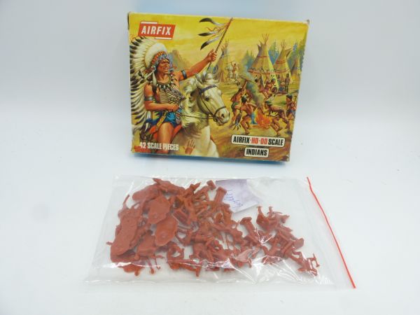 Airfix 1:72 American Indians - orig. packaging, 42 parts, complete, brand new