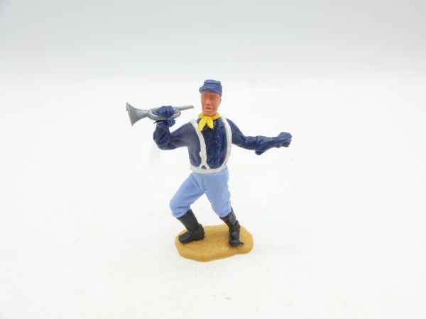 Timpo Toys Union Army soldier 2nd version standing with trumpet